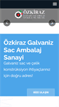 Mobile Screenshot of ozkirazgalvaniz.com